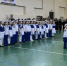 Смотр строя и песни в городской школе - Билибинский район